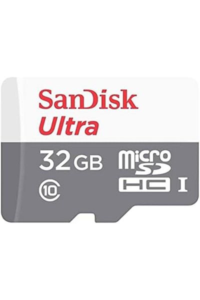 SanDisk Ultra microSDHC UHS-I 32GB Memory Card with Adapter 100MB/s SDSQUNR-032G-GN3MA by SanDisk
