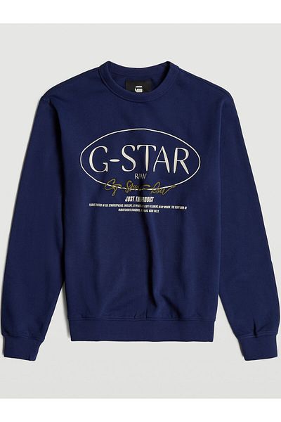 G-STAR RAW Hanorac G-Star Raw pentru bărbați D25100-D257 Albastru