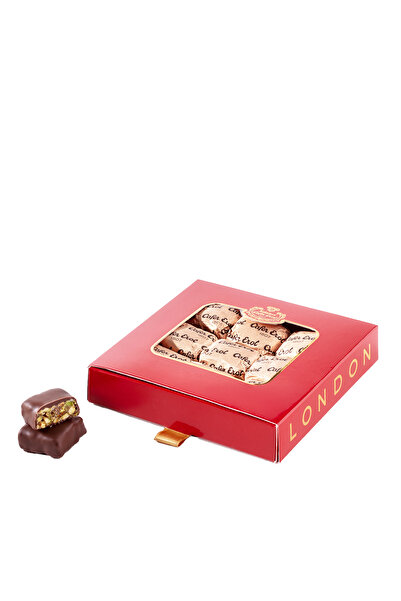 Şekerci Cafer Erol Krokan Çikolata - Kırmızı Pencereli Kutu 115 gr