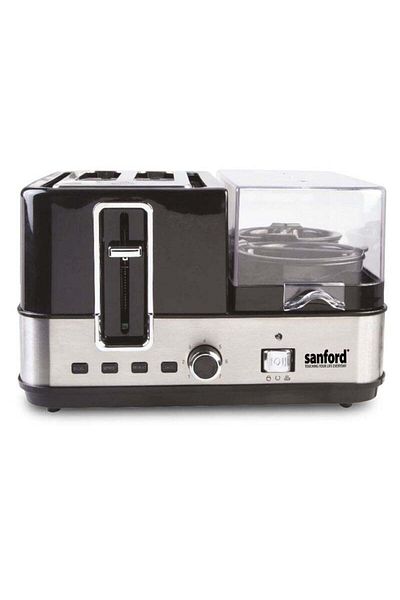 Sanford Breakfast Maker With 10-Unit Egg Rack and Heat, Defrost Boil & Fry Egg 1400 W