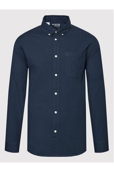 Selected Homme selected homme Men's Shirt 16077359 Navy Blue