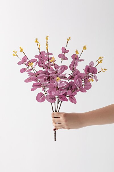 Güleç Yapay Çiçek Yapay Okaliptus Demeti 50 Cm 4 Dal
