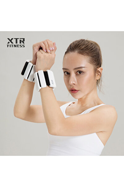 XTR Fitness Professional Adjustable Wrist Weight for Hand and Foot Black 1 kg X 2 Pcs