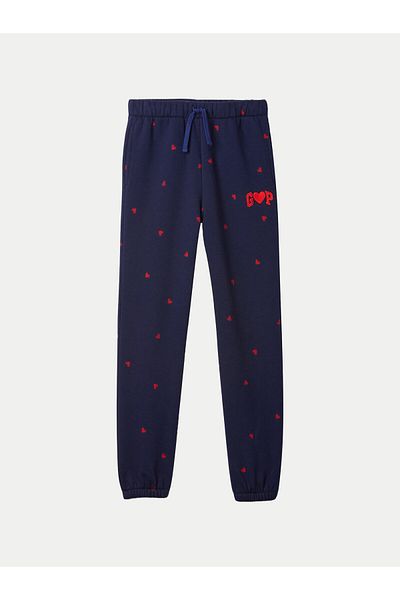 GAP Pantaloni de trening pentru fete 645537-00 Bleumarin