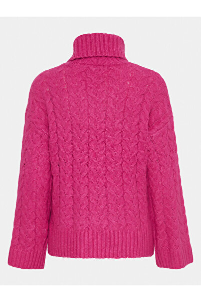 fransa Pulover cu guler înalt pentru femei 20612718 roz