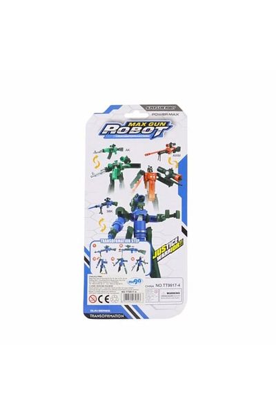 LiderGlobal Blue Gun Transforming into a Robot