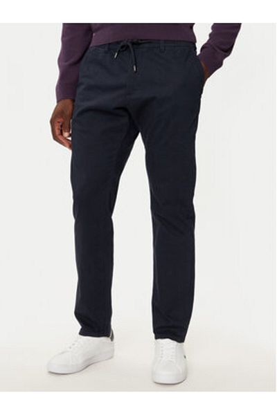 s.Oliver Pantaloni din material textil pentru bărbați s oliver 10.3.11.18.180.2150236 Albastru marin