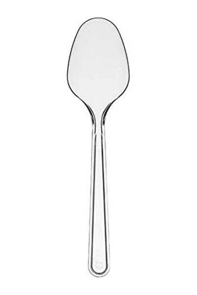 Ecoflex ملعقة بلاستيكية فاخرة صديقة للبيئة للاستعمال مرة واحدة، 100 قطعة