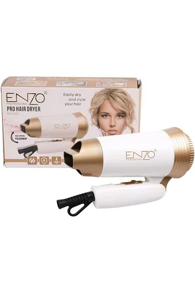 ENZO EN-607 Foldable Nano Titanium Hair Dryer - Intl Version