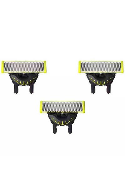 Philips Rezerva OneBlade 360 QP430-50 Otel inoxidabil umed si uscat Kit 3 lame compatibil cu Philips OneBlad