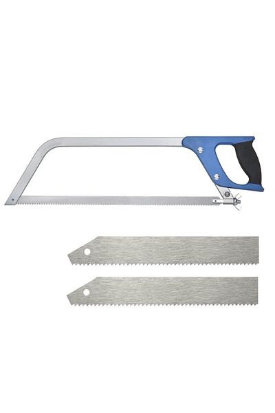 Globalport Retail Professional Butcher Saw Set For Cutting Bones 2 Reserved Blades