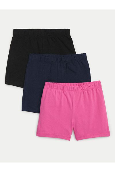 GAP Girl Set of 3 pairs of sports shorts 338180-00 Colorful