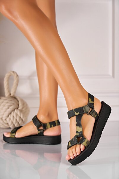 Joana Sandale fara Toc din Textil dama Animal Print Lykke