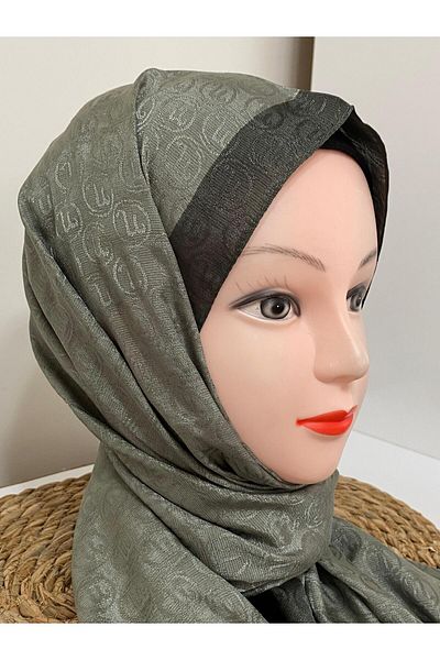 Şehr i sultan Indian Silk Monogram Shawl with Clip Gift