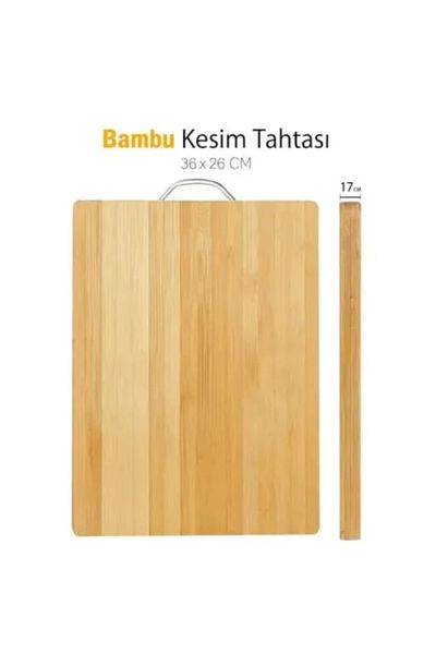 RBY Metal Handle Bamboo Cutting Board