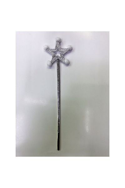 Findit Star Fairy Wand Magic Wand with White Pompom (2818)