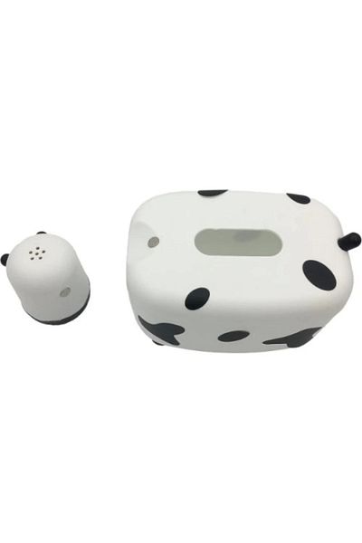 LiderGlobal Magnetic Salt Shaker and Napkin Holder with Cute Cow Design