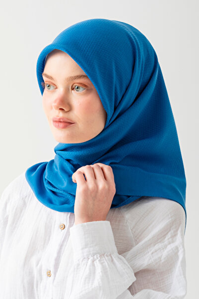 Wega Moda 2-х шарова бавовняна шарф, натуральний і стильний вигляд, жакардова бавовняна шарф, м'яка бавовняна шарф.