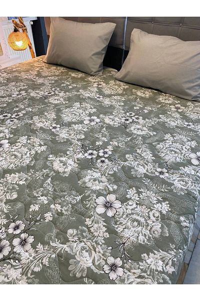 Sudemhome Double Quilted King Size Cotton Bedspread Set