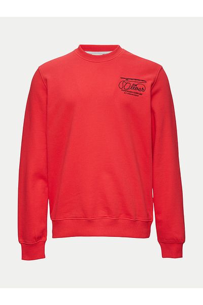 s.Oliver s oliver Mens Sweatshirt 10.3.11.14.140.2153489 Red