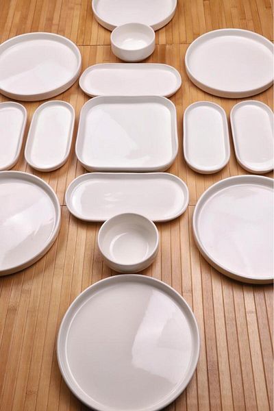 Atbyhome Stonea 15 Piece Ceramic Breakfast Set for 6 People – Breakfast Set Presentation Set