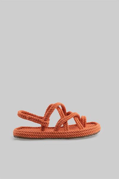 sovrana Thin Sole Sandals Orange