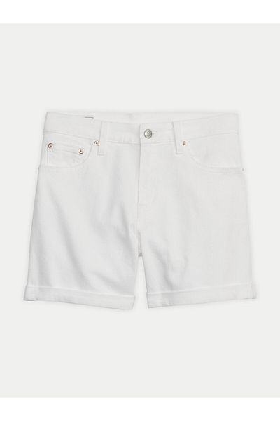 GAP Pantaloni scurți din denim pentru femei 607134 albi