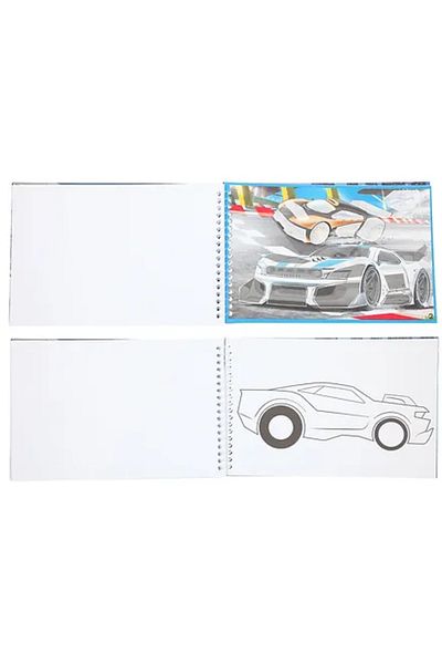 Top Model Monster Cars sticker coloring book