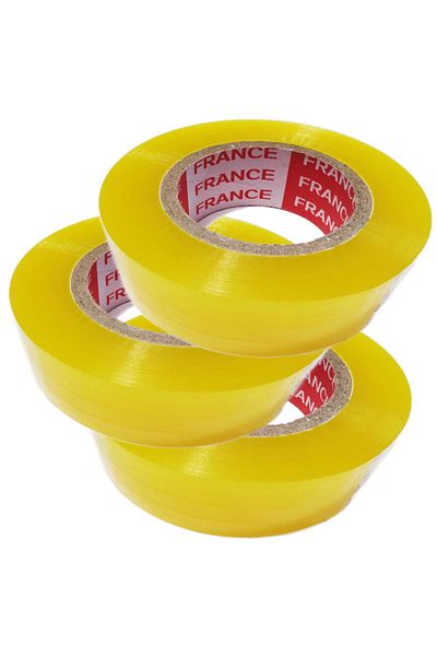 Ropet Set 3 Role Banda adeziva tip scotch, 45 mm x 300 m, Transparent
