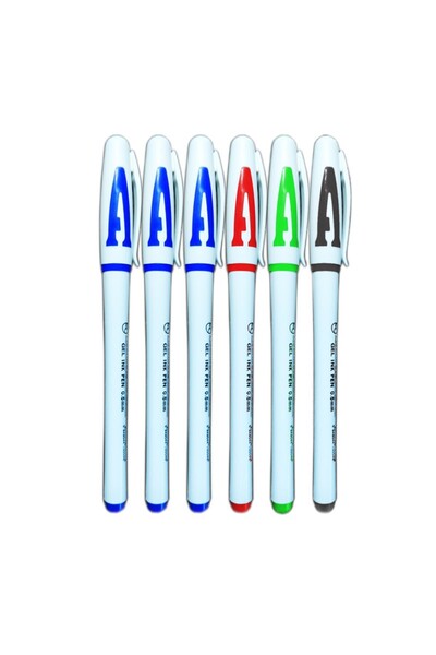 Ropet Set 6 Pix cu gel Multicolor, 0.5mm, Ropet