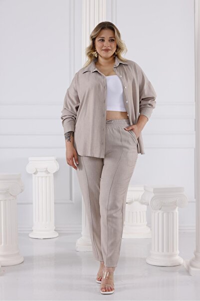 Siyezen Large Size Lyocell Fabric Suit