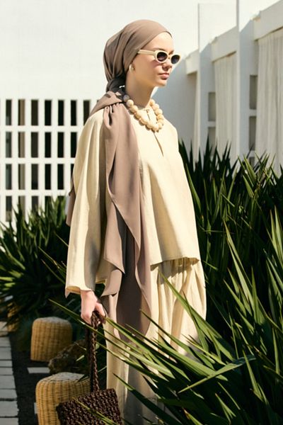 Qef Comfort Luxe Shawl Beige