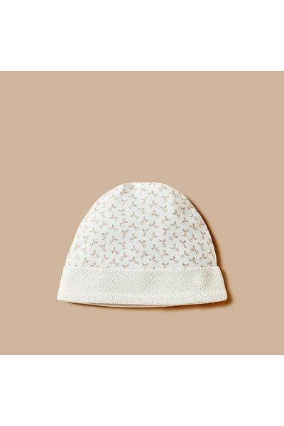giggles Floral Print Beanie Cap