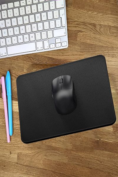 Beatitude Mouse Pad Black Durable Gamer Mousepad 24X29 cm Keyboard Mouse Pad Waterproof Desk Mat