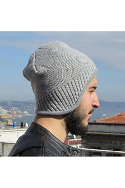 Takı Dükkanı Men's Beanie Hat with Fleece Inside and Headphones 4 Colors cp181