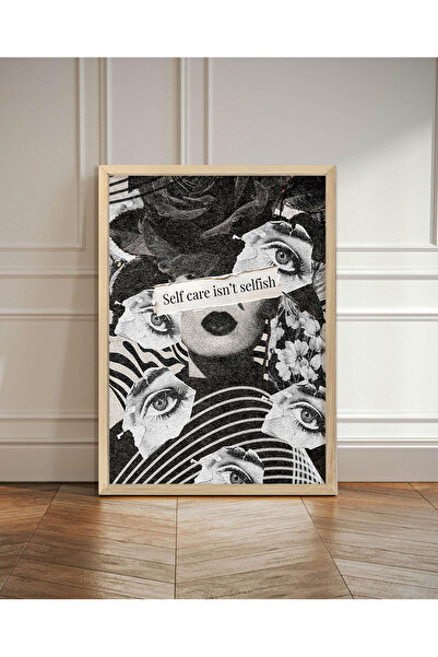 Vetro Design Looking Inward Is Not Selfish Framed Poster