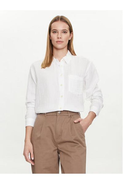 GAP Cămașă de damă 885282 Alb