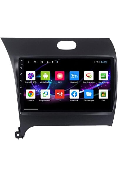 fabrik مشغل ستيريو للسيارة بشاشة لمس كاملة لسيارة KIA CERATO 2013-2017 بنظام أندرويد وشاشة IPS