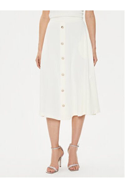 RINASCIMENTO Fustă midi pentru femei CFC0118363003 Ecru