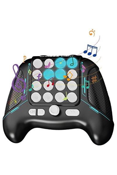 dalip Interactive Pop It Console Toy, Controller, 5 Game Modes, Sounds & Lights, Black