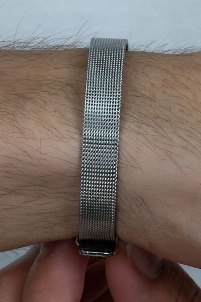 Takı Dükkanı Cord Belt Braid Mesh Men's Steel Bracelet scb03