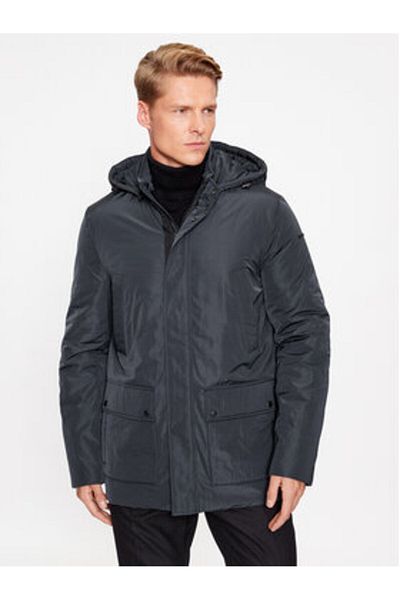 Geox Men's Winter Jacket M3620M-T2941 Navy Blue