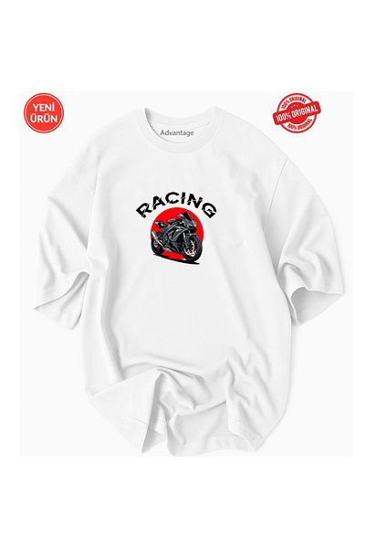 JDM Motosport RACING Samurai Motorbike Logo 100% βαμβακερό μπλουζάκι Premium