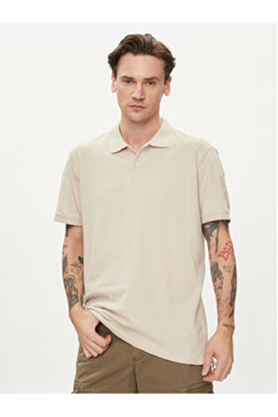 GAP Tricou polo pentru bărbați gap 586306 bej