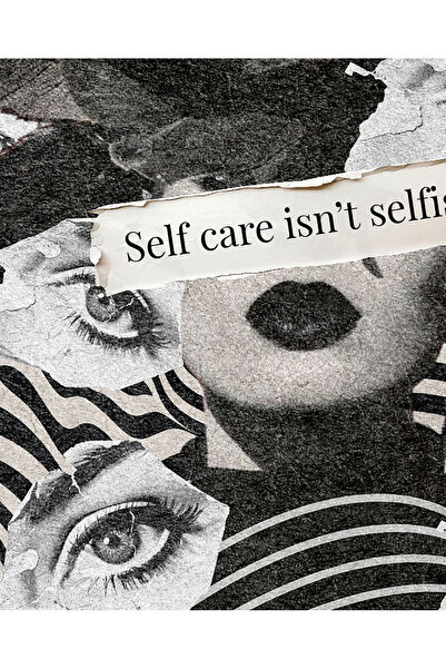 Vetro Design Looking Inward Is Not Selfish Framed Poster