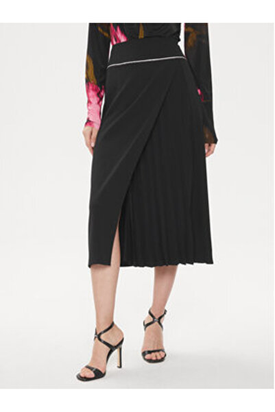 RINASCIMENTO Fustă midi pentru femei CFC0118252003 Negru