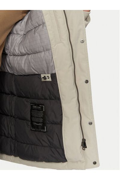 Geox geox Men's Parka M4628F-T3148 Ecru