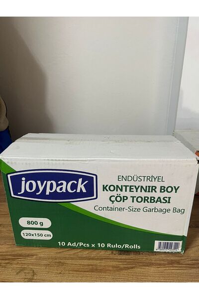 ambalajmagazam Joypack 240lt Endüstriyel Konteynır Çöp Torbası 120x150 cm Koli