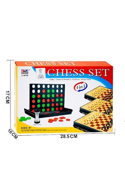 rexa Four-In-A-Row Four Connect Indoor Table Game Party Toy