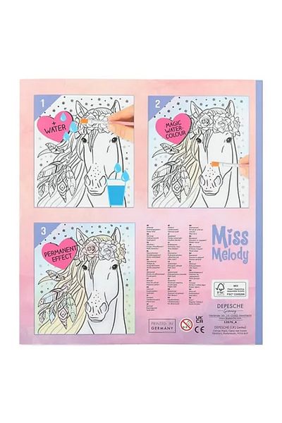 Top Model Miss Melody Water Coloring Book